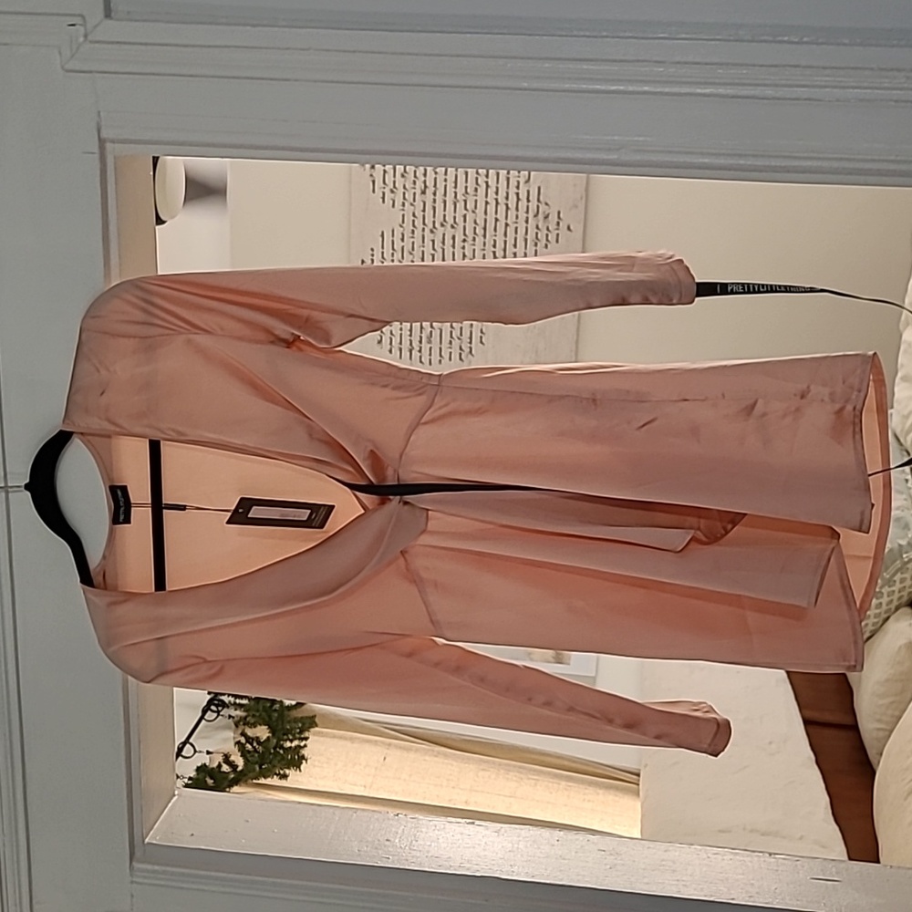 Pretty little thing satin wrap dress